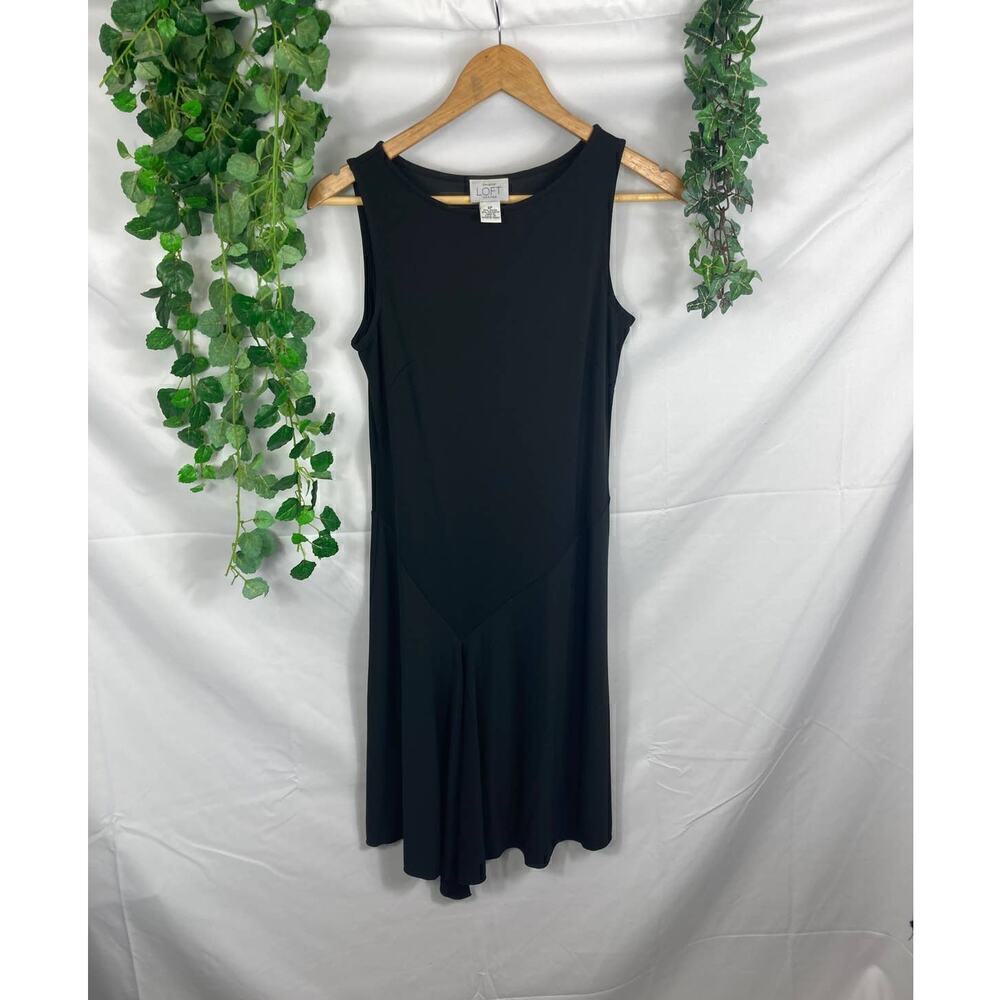 Ann Taylor LOFT Petites Black Sleeveless Dress